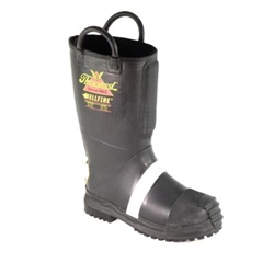 Thorogood Rubber Structural Fire Boot with Felt Lined Lug