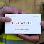 Firewipes On-Scene Firefighter Skin Decontamination Wipes